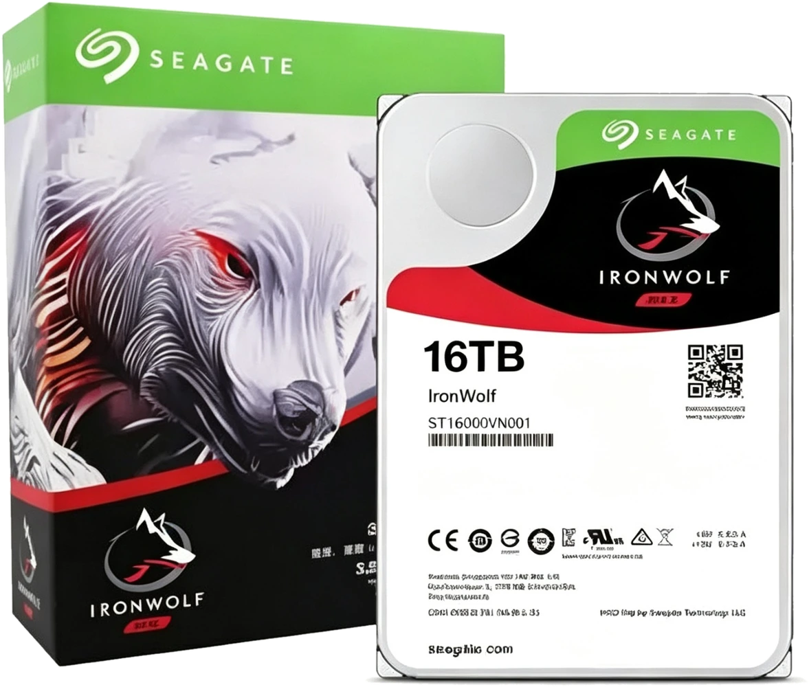 Seagate IronWolf 16TB NAS hard drive ST16000VN001