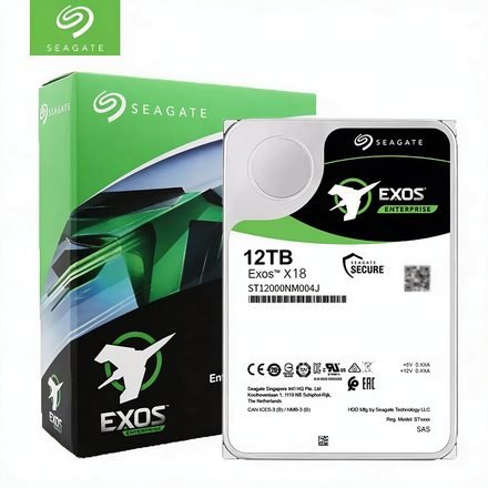 Seagate Exos X18 ST12000NM004J 12TB SAS hard drive — wholesale